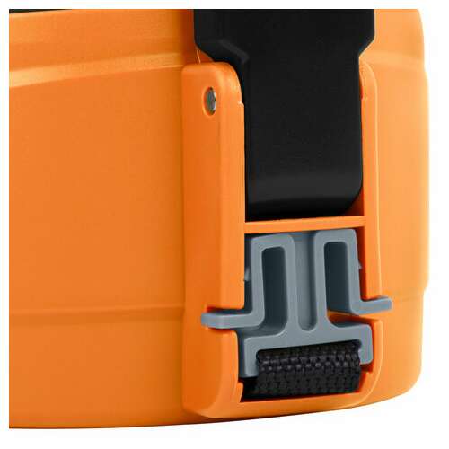  Термос классический, нержавеющая сталь, 2 л, оранжево-серый, 2 кружки, ручка + ремешок, taigaru, 608817 | Термосы