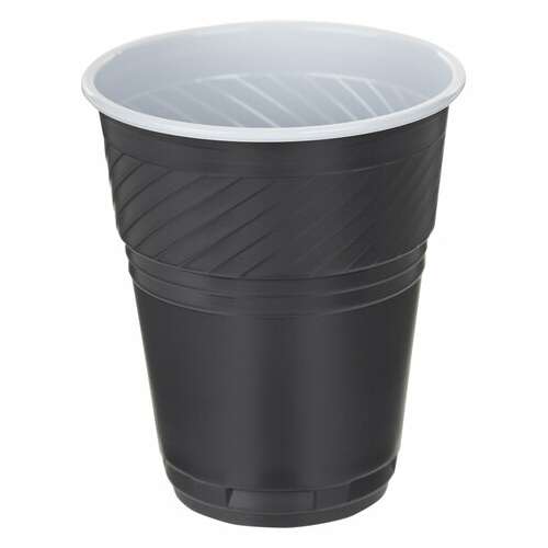  Стакан одноразовый вендинг 155 мл, комплект 50 шт., пп, бюджет, белый/коричневый, laima, 601417 | Стаканы и чашки одноразовые