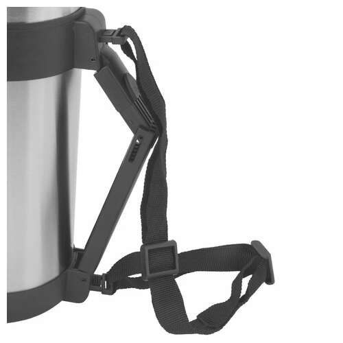  Термос laima классический с узким горлом, 1,2 л, нержавеющая сталь, пластиковая ручка, 605125 | Термосы