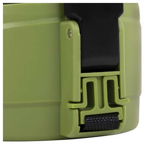  Термос классический, нержавеющая сталь, 2 л, черно-оливковый, 2 кружки, ручка + ремешок, taigaru, 608816 | Термосы