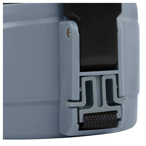  Термос классический, нержавеющая сталь 2 л, черно-серый, 2 кружки, ручка + ремешок, taigaru, 608818 | Термосы