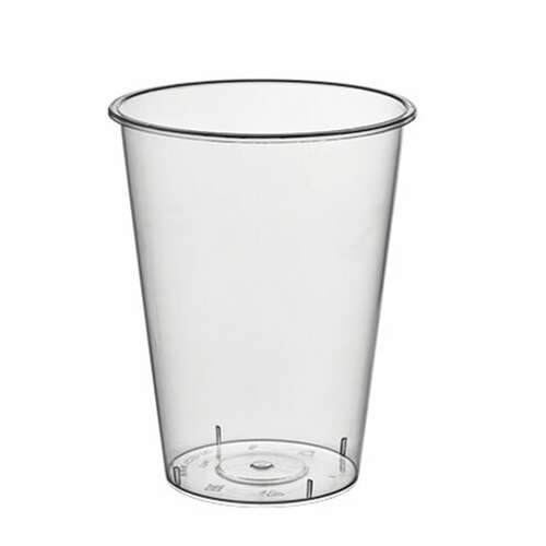  Стакан одноразовый пластиковый, прозрачный, сверхплотный, 375 мл, "bubble cup", взлп, 1020гп | Стаканы и чашки одноразовые