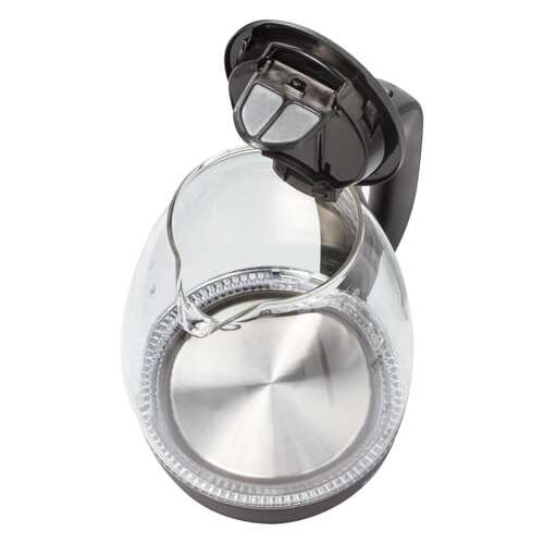  Чайник sonnen kt-1786, 1,7 л, 2200 вт, закрытый нагревательный элемент, стекло, 453422 | Чайники