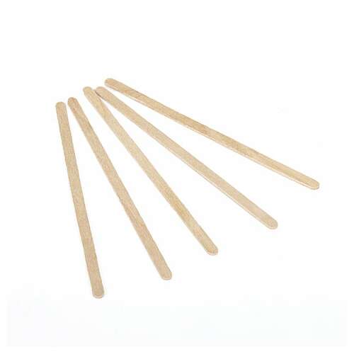  Размешиватель одноразовый деревянный в индивидуальной упаковке 140 мм, комплект 250 шт., welday, 607578 | Ложки и размешиватели одноразовые