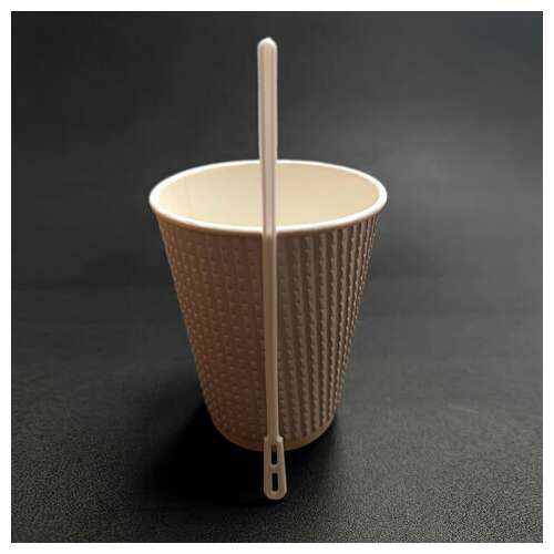  Размешиватель одноразовый пластиковый 160 мм, комплект 1000 шт., для чая и кофе, пп, 608148, 19-8061 | Ложки и размешиватели одноразовые