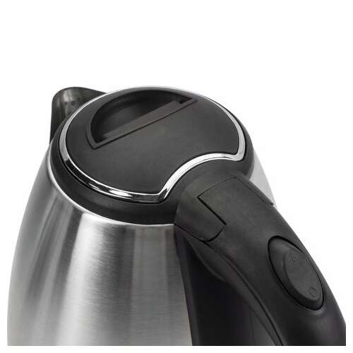  Чайник sonnen kt-118, 1,8 л, 1500 вт, закрытый нагревательный элемент, нержавеющая сталь, серебристый, 452926 | Чайники