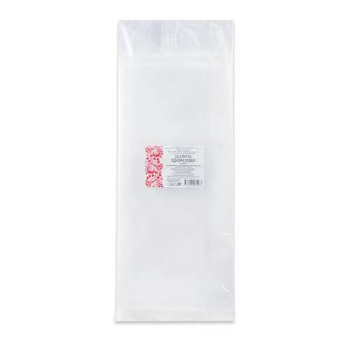  Скатерть одноразовая из полипропилена 140х110 см, интропластика, белая | Скатерти столовые