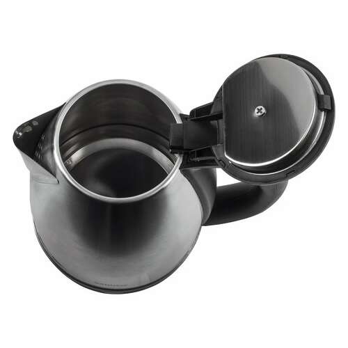  Чайник sonnen kt-118, 1,8 л, 1500 вт, закрытый нагревательный элемент, нержавеющая сталь, серебристый, 452926 | Чайники