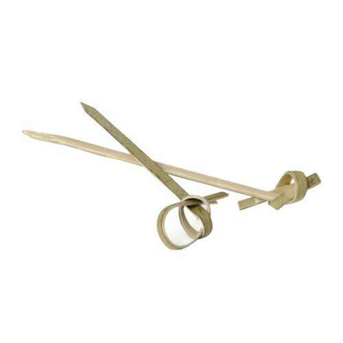  Пики (шпажки) для канапе бамбуковые завитки, комплект 100 шт., 90 мм, aviora, 401-463 | Шампуры и пики для канапе, шашлыка