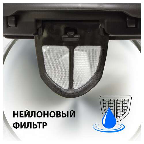  Чайник sonnen kt-1786, 1,7 л, 2200 вт, закрытый нагревательный элемент, стекло, 453422 | Чайники