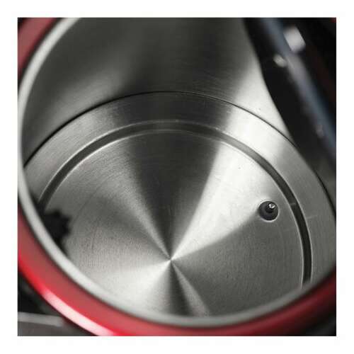  Чайник scarlett sc-ek21s78, 1,7 л, 2200 вт, закрытый нагревательный элемент, терморегулятор, сталь, бордовый | Чайники