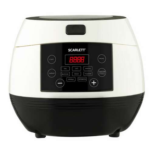  Мультиварка scarlett sc-mc410s26, 500 вт, объем 3 л, 8 программ, белая/черная | Мультиварки