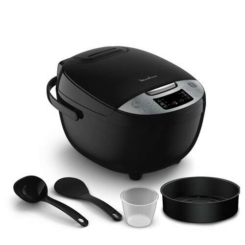  Мультиварка moulinex mk611832, 750 вт, 4 л, 10 программ, таймер, функция keep warm, черный, 7211004519 | Мультиварки