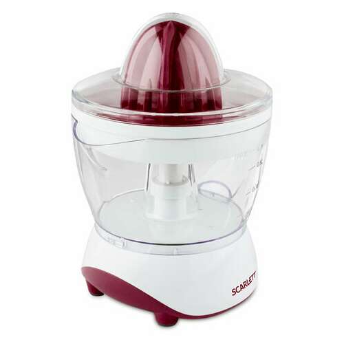  Соковыжималка для цитрусовых scarlett sc-je50c06, 25 вт, стакан 0,7 л, пластик, белый | Соковыжималки