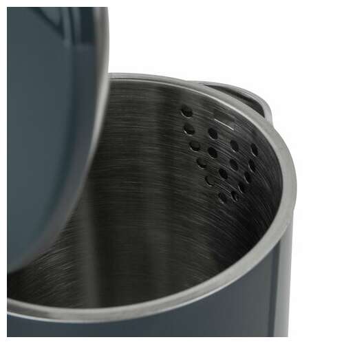  Чайник электрический с двойными стенками sonnen kt-8718b, 1,7 л, 2200 вт, графитовый, 454686 | Чайники