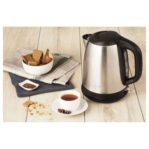  Чайник tefal ki270d30, 1,7 л, 2400 вт, закрытый нагревательный элемент, сталь, серебристый, 7211002374 | Чайники