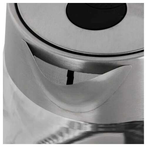  Чайник kitfort кт-641, 1,8 л, 2200 вт, закрытый нагревательный элемент, стекло, серебристый | Чайники