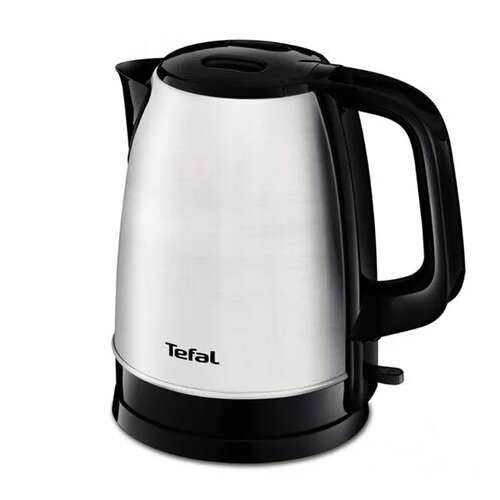  Чайник tefal ki150d30, 1,7 л, 2400 вт, закрытый нагревательный элемент, сталь, серебристый, 7211001458 | Чайники