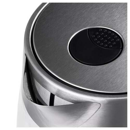  Чайник kitfort кт-641, 1,8 л, 2200 вт, закрытый нагревательный элемент, стекло, серебристый | Чайники