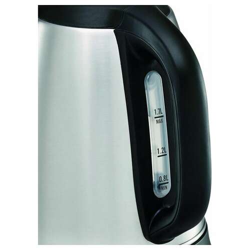  Чайник tefal ki270d30, 1,7 л, 2400 вт, закрытый нагревательный элемент, сталь, серебристый, 7211002374 | Чайники