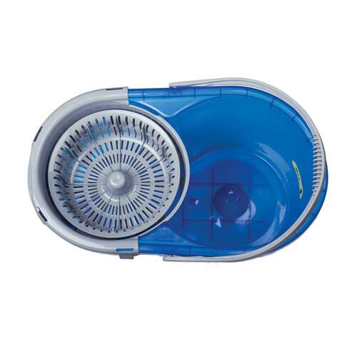  Комплект для уборки: швабра, ведро 14 л/5 л с отжимом центрифуга, 2 круглые насадки, laima, 601460 | Комплекты для уборки (швабра и ведро с отжимом)