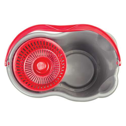  Комплект для уборки: швабра, ведро 14 л/7 л с отжимом и педалью, 2 круглые насадки-кольцо, laima, 603622 | Комплекты для уборки (швабра и ведро с отжимом)