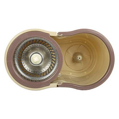  Комплект для уборки: швабра, ведро 7 л/5 л с отжимом центрифуга, 2 насадки, бежевый, laima, 607488 | Комплекты для уборки (швабра и ведро с отжимом)