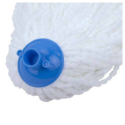  Насадка моп веревочная для швабры, крепление еврорезьба, микрофибра, длина 24 см, 115 г, laima, 603123 | Насадки и тряпки для швабр (мопы)