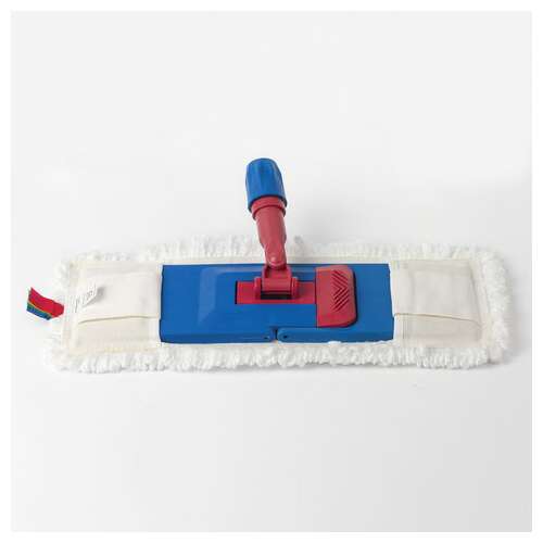  Насадка моп плоская для швабры/держателя 50 см, уши/карманы (тип у/к), петлевая микрофибра, laima expert, 605316 | Насадки и тряпки для швабр (мопы)