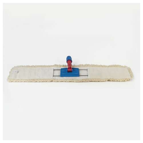  Насадка моп плоская 60 см для швабры-рамки, карманы, нашивной хлопок, laima expert, 605305 | Насадки и тряпки для швабр (мопы)