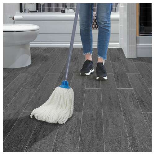  Насадка моп веревочная для швабры, крепление еврорезьба, микрофибра, длина 24 см, 115 г, laima, 603123 | Насадки и тряпки для швабр (мопы)