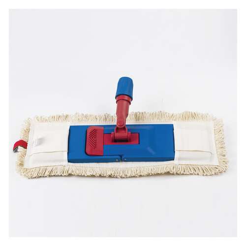  Насадка моп плоская для швабры/держателя 40 см, уши/карманы (тип у/к), пробивной хлопок, laima expert, 605307 | Насадки и тряпки для швабр (мопы)