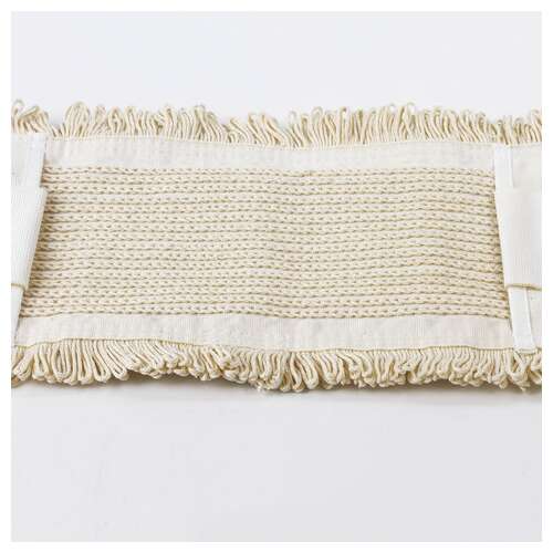  Насадка моп плоская для швабры/держателя 40 см, уши/карманы (тип у/к), пробивной хлопок, laima expert, 605307 | Насадки и тряпки для швабр (мопы)