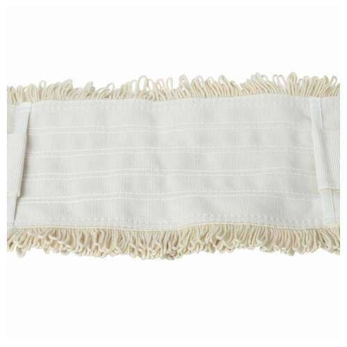  Насадка моп плоская для швабры/держателя 40 см, уши/карманы (тип у/к), нашивной хлопок, laima expert, 605303 | Насадки и тряпки для швабр (мопы)