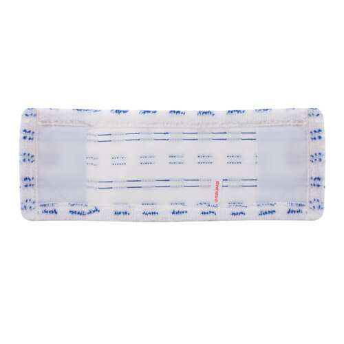  Насадка моп плоская для швабры/держателя 40 см, карманы (тип к), микрофибра/абразив, laima, 603120 | Насадки и тряпки для швабр (мопы)