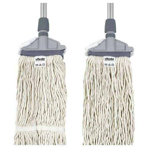 Насадка моп "кентукки" для швабры, хлопок/полиэстер, длина ворса 40 см, вес 400 г, vileda, 118084  Насадка моп "кентукки" для швабры, хлопок/полиэстер, длина ворса 40 см, вес 400 г, vileda, 118084 | Насадки и тряпки для швабр (мопы)