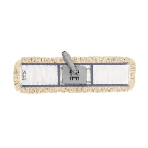  Насадка моп плоская 60 см для швабры-рамки, карманы, хлопок, vileda "дастмоп", 118102 | Насадки и тряпки для швабр (мопы)