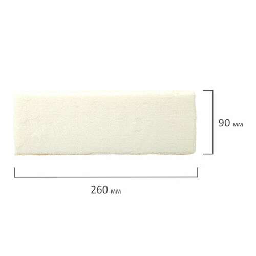  Насадка моп для швабры самоотжимной "бабочка" 603607, спонж/микрофибра 26 см, на липучке, любаша, 603608 | Насадки и тряпки для швабр (мопы)