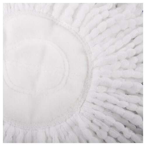 Насадка моп круглая для швабры из набора для уборки 601459, крепление липучка, микрофибра, d - 16 см, laima, 601487  Насадка моп круглая для швабры из набора для уборки 601459, крепление липучка, микрофибра, d - 16 см, laima, 601487 | Насадки и тряпки для швабр (мопы)