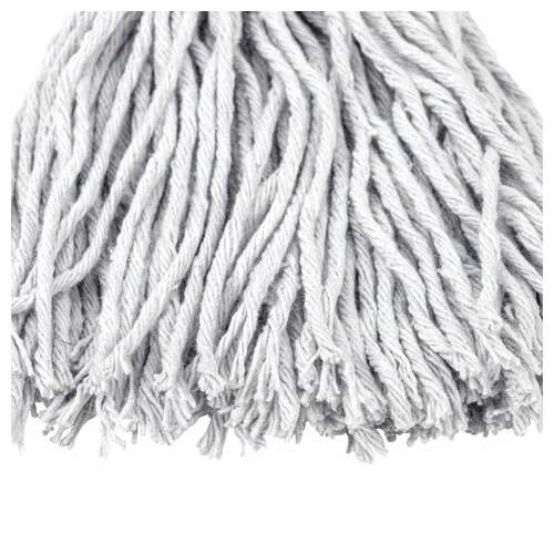  Насадка моп веревочная для швабры, крепление еврорезьба, хлопок, длина 26 см, 180 г, laima, 603124 | Насадки и тряпки для швабр (мопы)