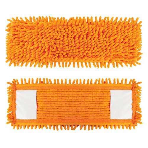  Насадка моп плоская для швабры/держателя 40 см, карманы (тип к), ворсистая микрофибра, ворс 2 см, laima, 605032 | Насадки и тряпки для швабр (мопы)