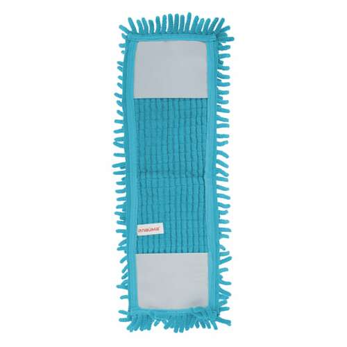  Насадка моп плоская для швабры/держателя 40 см, карманы (тип к), ворсистая микрофибра, ворс 2 см, laima, 603119 | Насадки и тряпки для швабр (мопы)