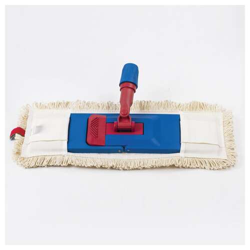  Насадка моп плоская для швабры/держателя 40 см, уши/карманы (тип у/к), хлопок/микрофибра, laima expert, 605309 | Насадки и тряпки для швабр (мопы)