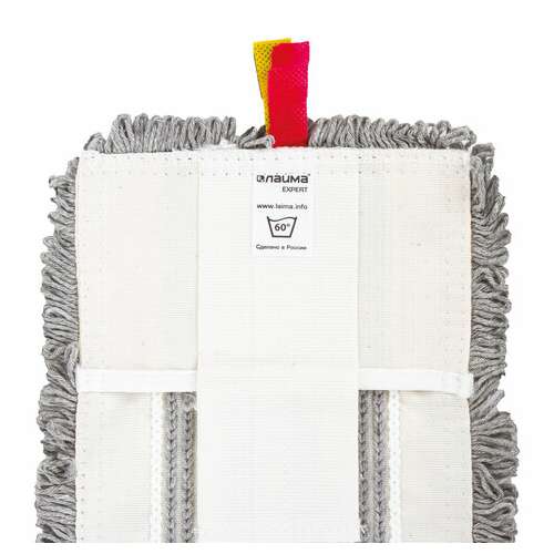 Насадка моп плоская для швабры/держателя 40 см, тип у/к, хлопок/микрофибра, серая, laima expert, 606629  Насадка моп плоская для швабры/держателя 40 см, тип у/к, хлопок/микрофибра, серая, laima expert, 606629 | Насадки и тряпки для швабр (мопы)