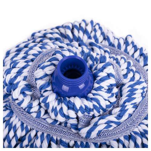 Насадка моп для швабры самоотжимной скручивающейся 601471, микрофибра, 32 см, двуцветная, laima, 601491  Насадка моп для швабры самоотжимной скручивающейся 601471, микрофибра, 32 см, двуцветная, laima, 601491 | Насадки и тряпки для швабр (мопы)