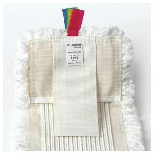  Насадка моп плоская для швабры/держателя 50 см, уши/карманы (тип у/к), петлевая микрофибра, laima expert, 605316 | Насадки и тряпки для швабр (мопы)