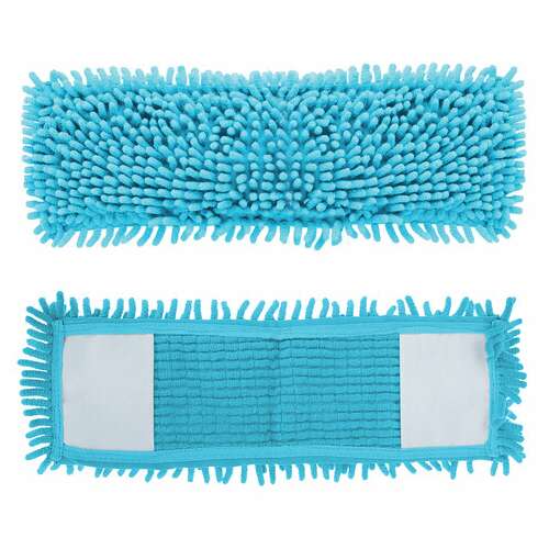  Насадка моп плоская для швабры/держателя 40 см, карманы (тип к), ворсистая микрофибра, ворс 2 см, laima, 603119 | Насадки и тряпки для швабр (мопы)