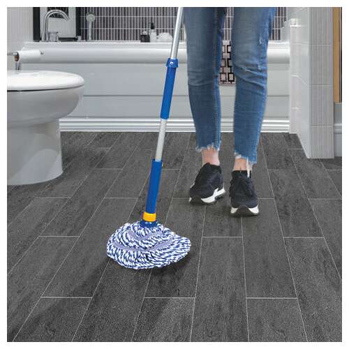 Насадка моп для швабры самоотжимной скручивающейся 601471, микрофибра, 32 см, двуцветная, laima, 601491  Насадка моп для швабры самоотжимной скручивающейся 601471, микрофибра, 32 см, двуцветная, laima, 601491 | Насадки и тряпки для швабр (мопы)