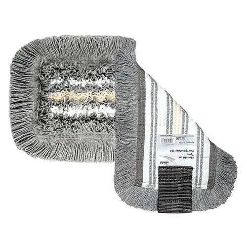  Насадка моп для держателя 40 см, уши (тип ув) пэ/хлопок/микрофибра, vileda "трио ультраспидпро" | Насадки и тряпки для швабр (мопы)