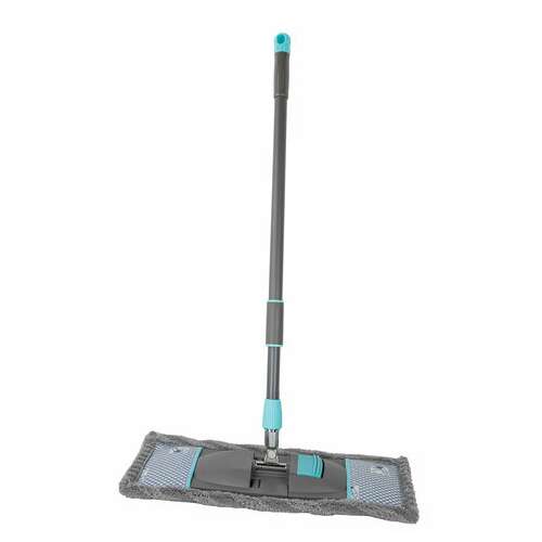  Швабра с насадкой 42 см, телескопический черенок 75-120 см, микрофибра, карманы, laima home, 606796 | Швабры для пола